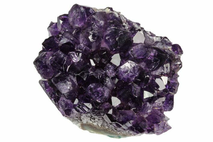 Dark Purple, Amethyst Crystal Cluster - Uruguay #122090